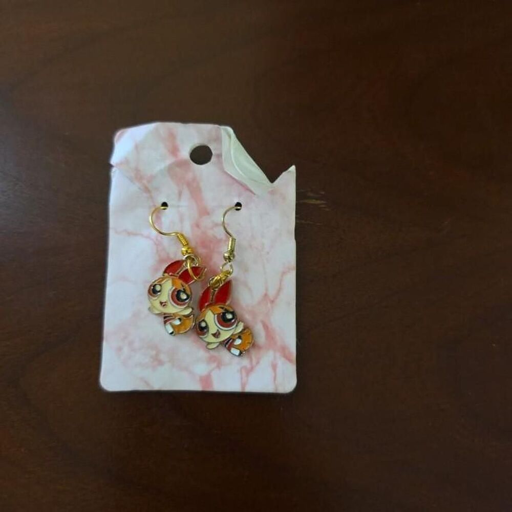 Powerpuff Girls Blossom Dangle earrings